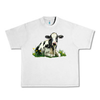 Lunar Rock holstein cow sitting Urban Heavy Tee - LillyAllenDesigns