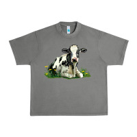 Tornado holstein cow sitting Urban Heavy Tee - LillyAllenDesigns