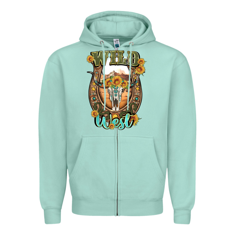 Wild West Zipper Hoodie by Artiststas | Teevron