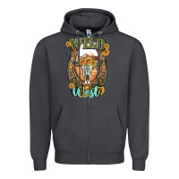 Smoke wild west Zipper Hoodie - Artiststas