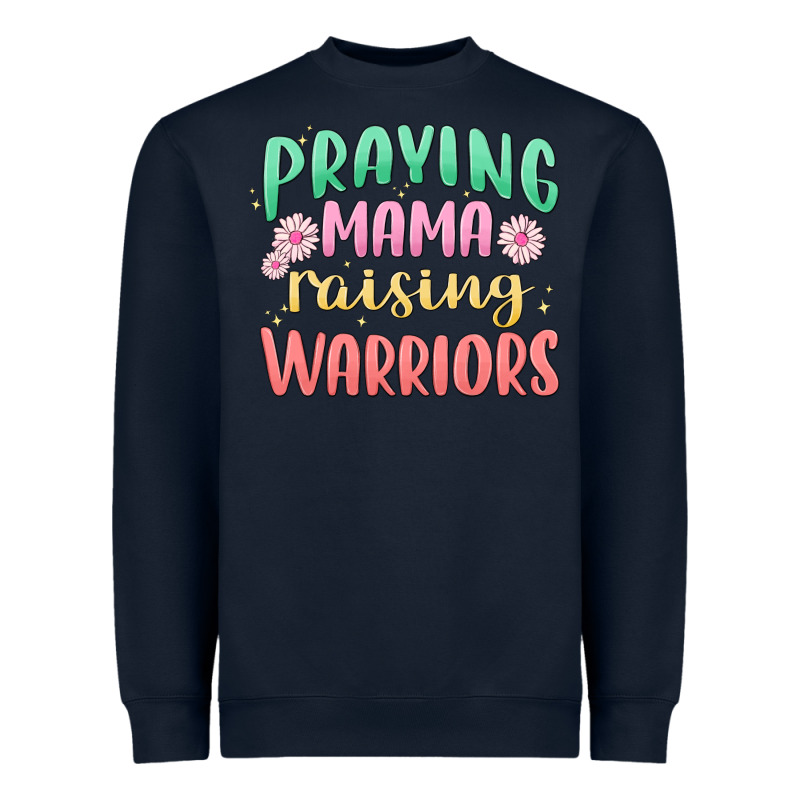 Prying Mama Raising Warriors Malia Heavyweight Sweatshirt by MaliasSmallBusiness | Teevron