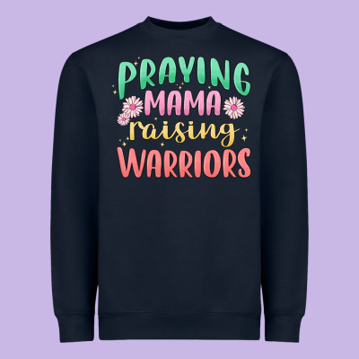 Prying Mama Raising Warriors Malia Heavyweight Sweatshirt Designed By Maliassmallbusiness