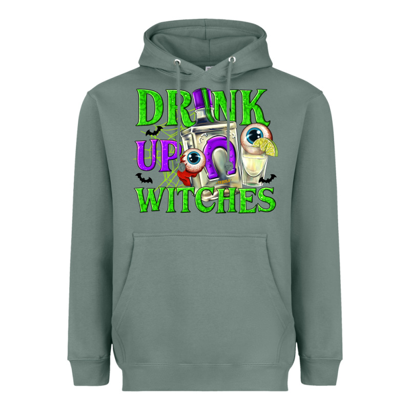 Drink Up Witches Heavyweight Hoodie by texasbilliewilder | Teevron