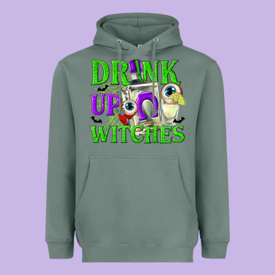 Drink Up Witches Heavyweight Hoodie Designed By Texasbilliewilder