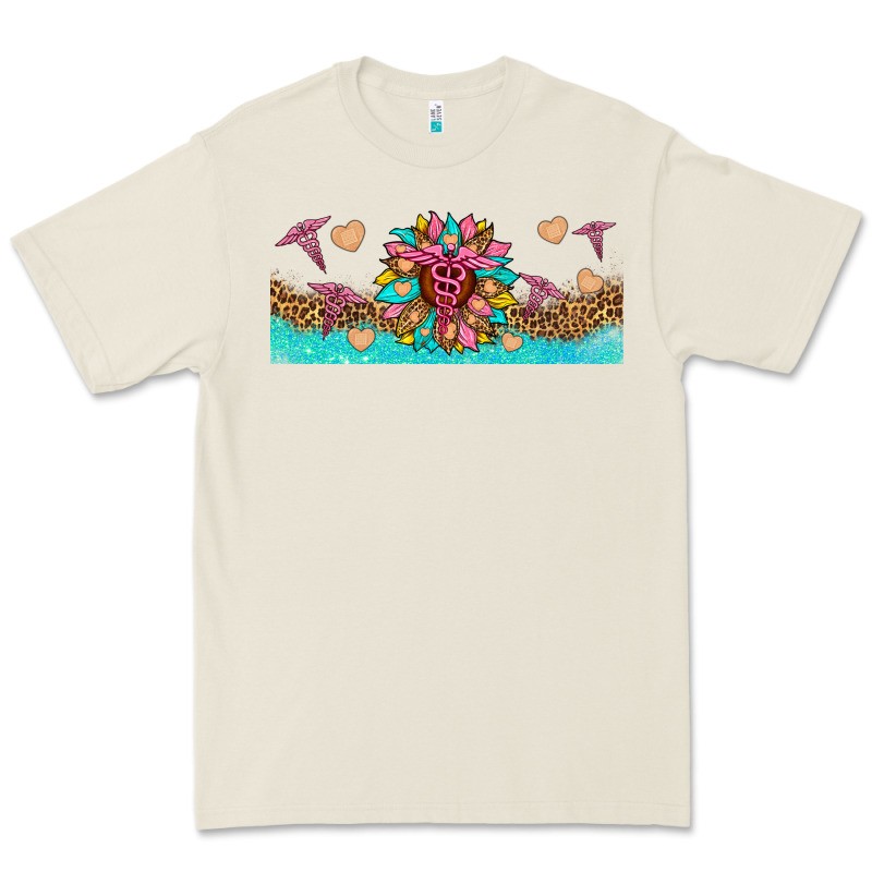 Nurse Sunflower Libbey Glass Premium Tee by HRA Design Shop | Teevron