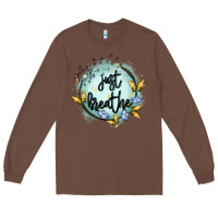 Chestnut just breathe Long Sleeve Tee - MaliasSmallBusiness