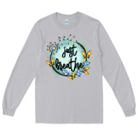 Moon Dust just breathe Long Sleeve Tee - MaliasSmallBusiness