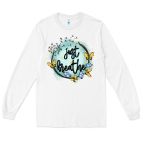 White just breathe Long Sleeve Tee - MaliasSmallBusiness