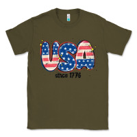 Army Green usa since 1776 Classic Tee - MaliasSmallBusiness