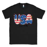 Black usa since 1776 Classic Tee - MaliasSmallBusiness