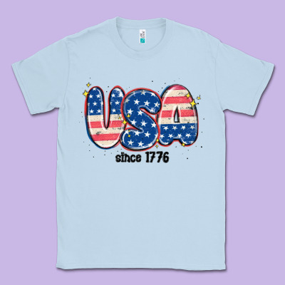 Usa Since 1776 Classic Tee Designed By Maliassmallbusiness