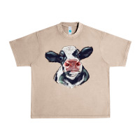 French Oak holstein calf face Urban Heavy Tee - LillyAllenDesigns