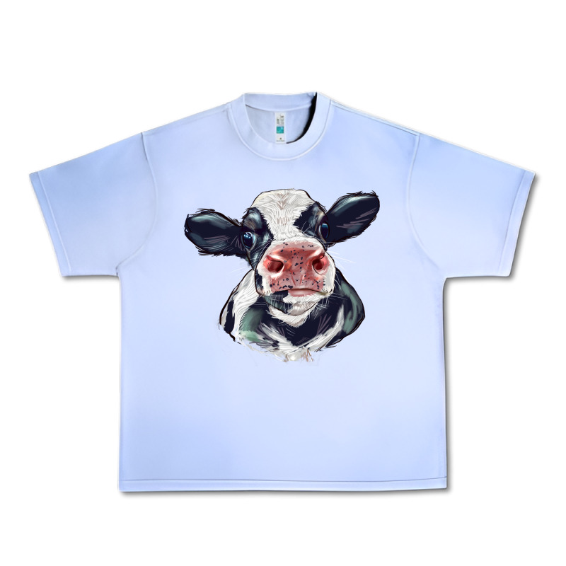 Holstein Calf Face Urban Heavy Tee by LillyAllenDesigns | Teevron