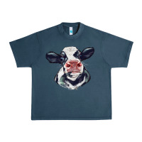 Midnight Navy holstein calf face Urban Heavy Tee - LillyAllenDesigns
