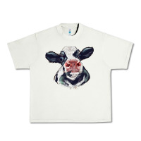 Pistachio holstein calf face Urban Heavy Tee - LillyAllenDesigns