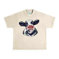 Sandshell holstein calf face Urban Heavy Tee - LillyAllenDesigns