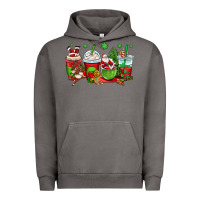 Pigment Tornado christmas santa claus coffee cups Urban Hoodie - OliviaCreatesArt
