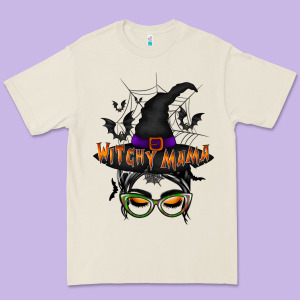 Withcy Mama Premium Tee Designed By Racoondesign