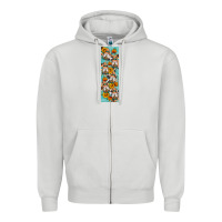 Dove Grey fall gnomes pen wrap 1 Zipper Hoodie - Artiststas