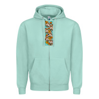 Seafoam fall gnomes pen wrap 1 Zipper Hoodie - Artiststas