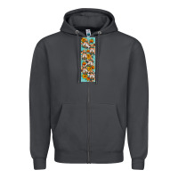 Smoke fall gnomes pen wrap 1 Zipper Hoodie - Artiststas