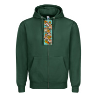 Sports Green fall gnomes pen wrap 1 Zipper Hoodie - Artiststas