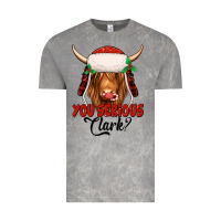 Cloud Rock you serious clark highland cow Vintage Tee - Jasminsmagicworld