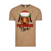 Vintage Coffee you serious clark highland cow Vintage Tee - Jasminsmagicworld