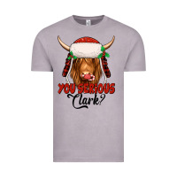 Vintage Zinc you serious clark highland cow Vintage Tee - Jasminsmagicworld