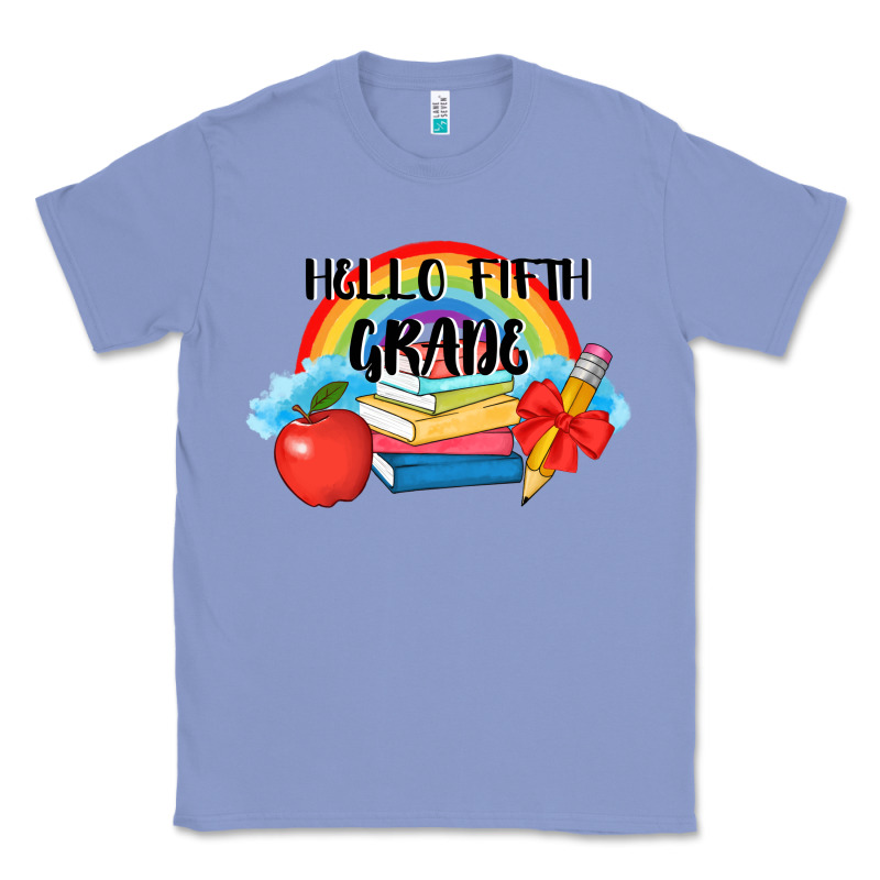 Back To School Hello Fifth Grade 3200x2400 Classic Tee by AdoDesignShop | Teevron