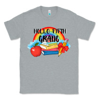Heather Grey back to school hello fifth grade 3200x2400 Classic Tee - AdoDesignShop