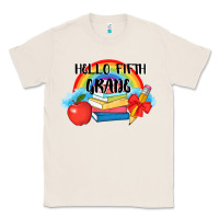 Natural back to school hello fifth grade 3200x2400 Classic Tee - AdoDesignShop