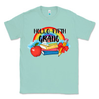 Seafoam back to school hello fifth grade 3200x2400 Classic Tee - AdoDesignShop