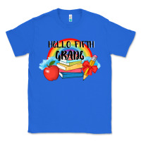 True Royal back to school hello fifth grade 3200x2400 Classic Tee - AdoDesignShop