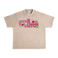 French Oak floral love and kiss Urban Heavy Tee - AdoDesignShop