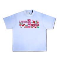 Grape Ice floral love and kiss Urban Heavy Tee - AdoDesignShop