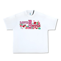 White floral love and kiss Urban Heavy Tee - AdoDesignShop
