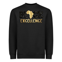 Black black excellence Heavyweight Sweatshirt - MaliasSmallBusiness