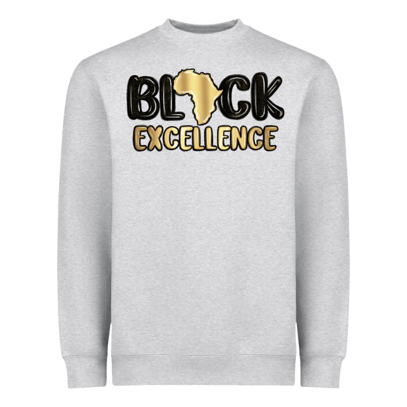 Black Excellence Heavyweight Sweatshirt by MaliasSmallBusiness | Teevron