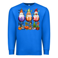 True Royal Hallothanksmas wine glasses and gnomes Premium Sweatshirt - texasbilliewilder