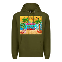 Army Green life is better with at the beach Premium Hoodie - TumblerDesignByShophia