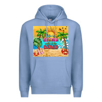 Colony Blue life is better with at the beach Premium Hoodie - TumblerDesignByShophia