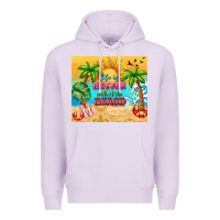 Lilac life is better with at the beach Premium Hoodie - TumblerDesignByShophia