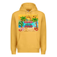 Mustard life is better with at the beach Premium Hoodie - TumblerDesignByShophia