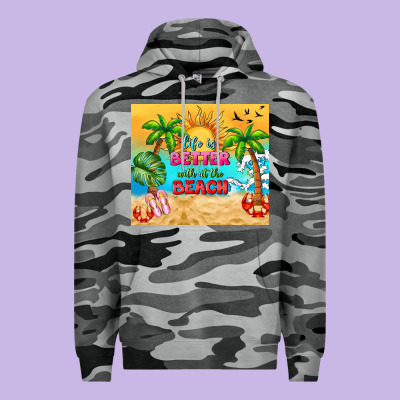 Life Is Better With At The Beach Premium Hoodie Designed By Tumblerdesignbyshophia