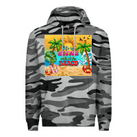 Slate Camo life is better with at the beach Premium Hoodie - TumblerDesignByShophia