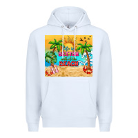 White life is better with at the beach Premium Hoodie - TumblerDesignByShophia