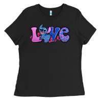 Black love stitch Ladies Tee - Zillion Design Studio
