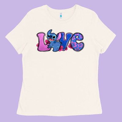 Love Stitch Ladies Tee Designed By Zillion Design Studio