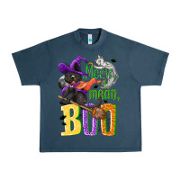Midnight Navy Meow i mean, boo Halloween Urban Heavy Tee - NancyCooperArtShop
